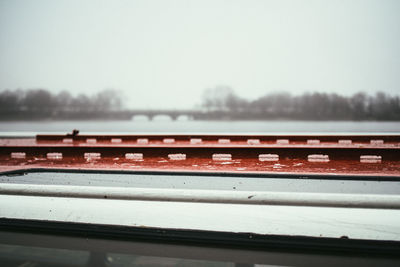 Train on railroad track