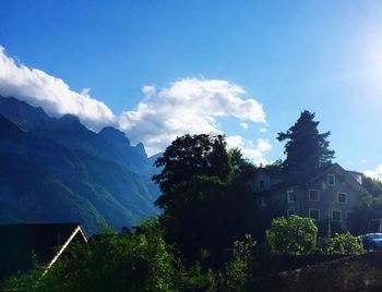 Built structure with trees in background