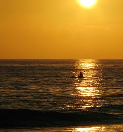 Sunset over sea