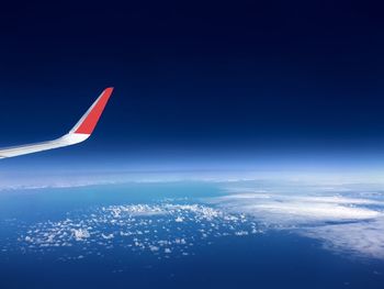 Aerial view of cloudscape against sky