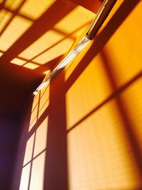 Low angle view of illuminated lights
