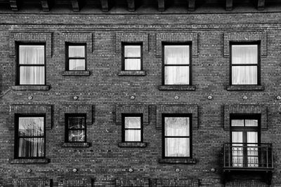 Windows of building