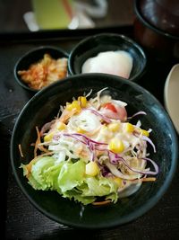 Close-up of salad in bowl