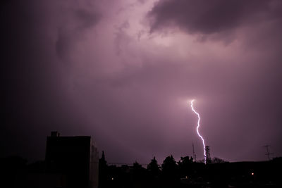 Lightning over lightning