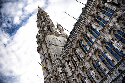 Low angle view of buildings against sky