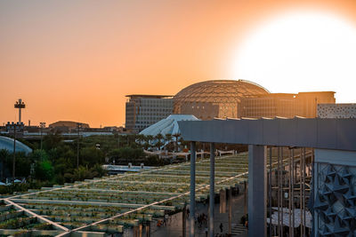 Buildings in city