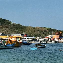 Boats in sea