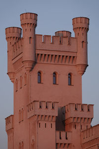 Low angle view of historical building against sky