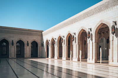 Low angle view of historical building