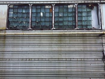 Full frame shot of wall with windows