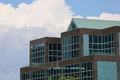 Low angle view of building against sky