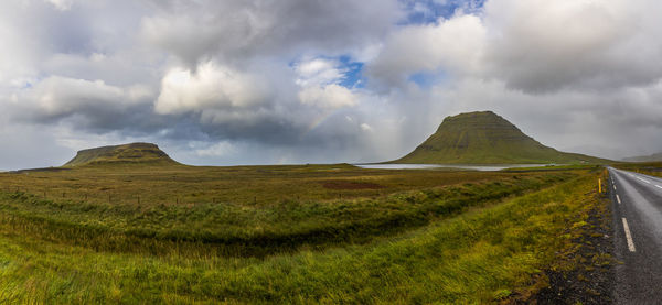 Panoramic view of landscape against sky