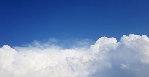 Low angle view of clouds in sky