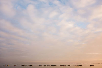 Scenic view of sky during sunset