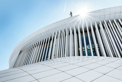 Low angle view of modern building