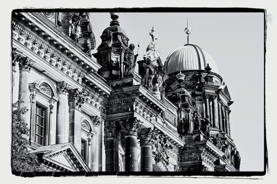 Low angle view of church