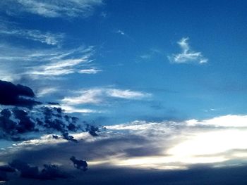 Scenic view of landscape against blue sky