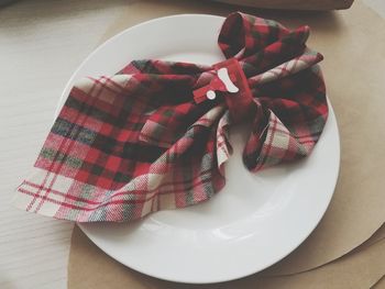 Close-up of cake in plate