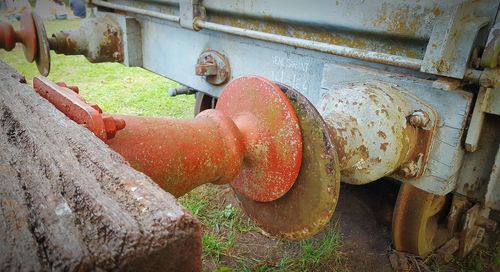 Close-up of rusty metal