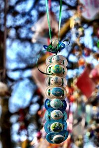 Close-up of multi colored object