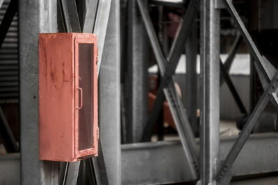 Close-up of metal