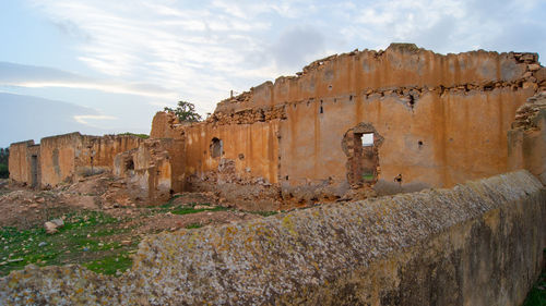 Old ruins against clear sky