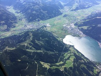 Aerial view of landscape