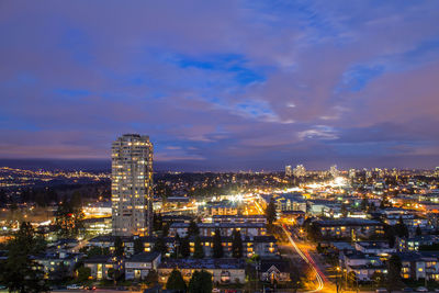 Cityscape at night