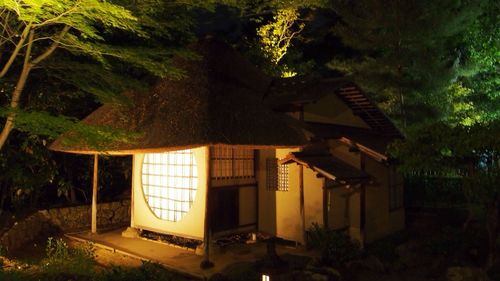 Built structure with trees in background