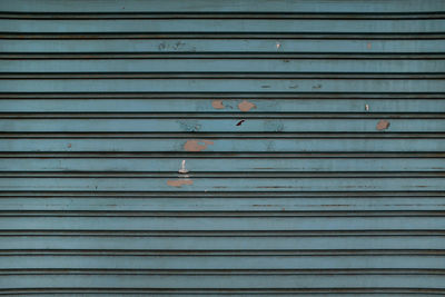 Full frame shot of closed shutter