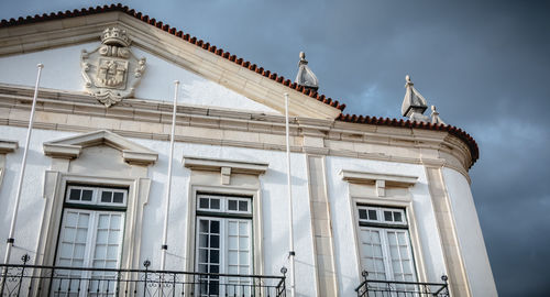 Low angle view of historical building against sky