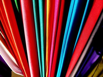Full frame shot of multi colored pencils