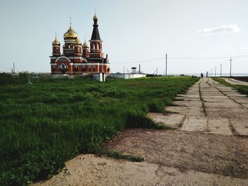 Temple against sky