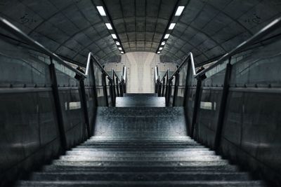 Interior of abandoned building