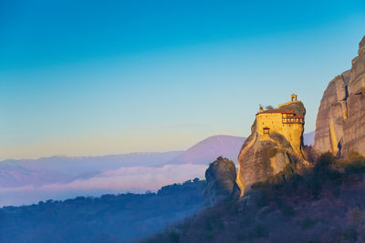 View of fort against sky