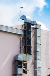 Low angle view of building against sky