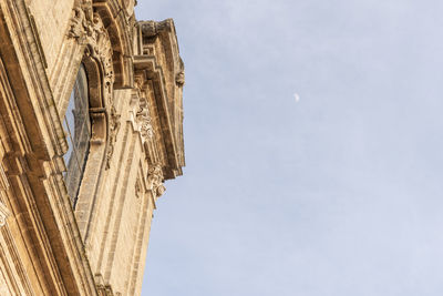 Low angle view of historical building against sky