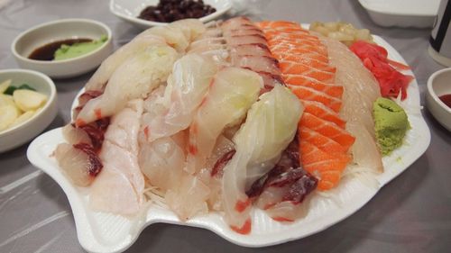 Close-up of food on plate