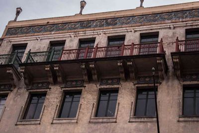 Low angle view of building against sky