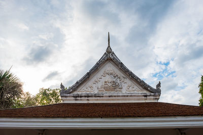 Low angle view of historical building against sky