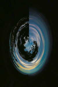 Scenic view of rainbow in sky