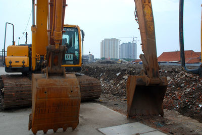 View of buildings in city