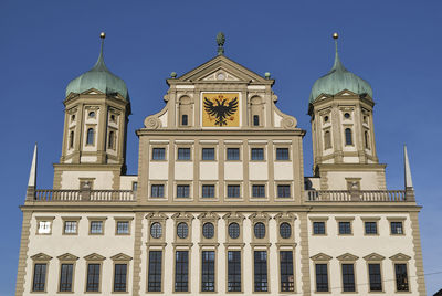 Low angle view of building against sky