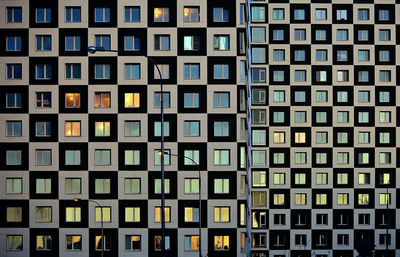 Full frame shot of residential building