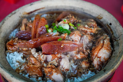 Close-up of food in container