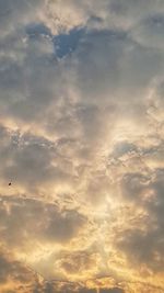 Low angle view of clouds in sky