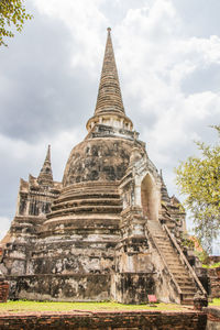 The thai wat phra si sanphet in ayutthaya thailand southeast asia