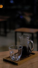 Close-up of coffeeglass