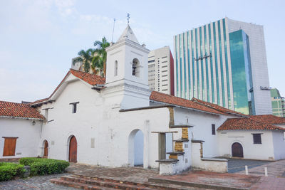 Low angle view of building against sky