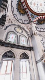 Low angle view of ceiling of building